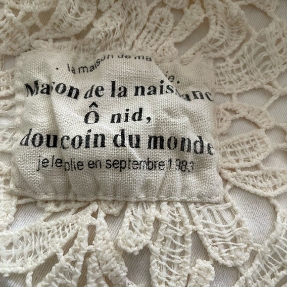 Maison de La Naissance women’s Lace tote bag September 1983 . Oh white - Picture 3 of 4
